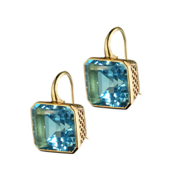 Blue Sapphire Earring